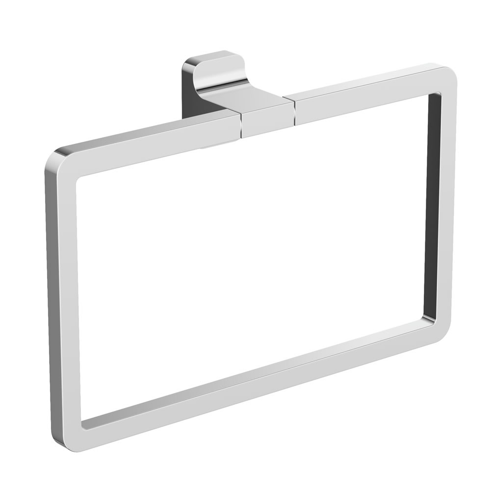 Cutout image of Crosswater Rotar Chrome Towel Ring